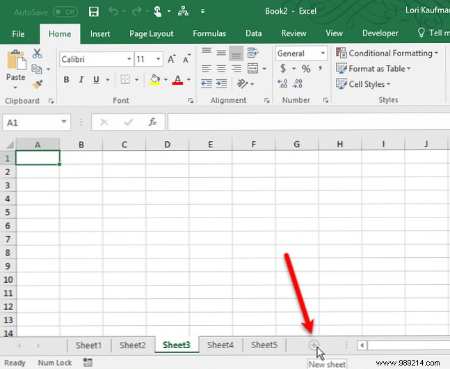How to work with worksheet tabs in Excel
