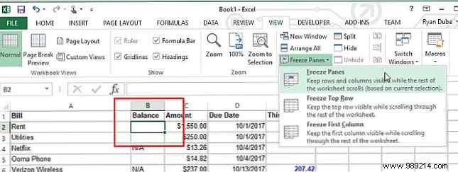 Make a personal budget in Excel in 4 easy steps