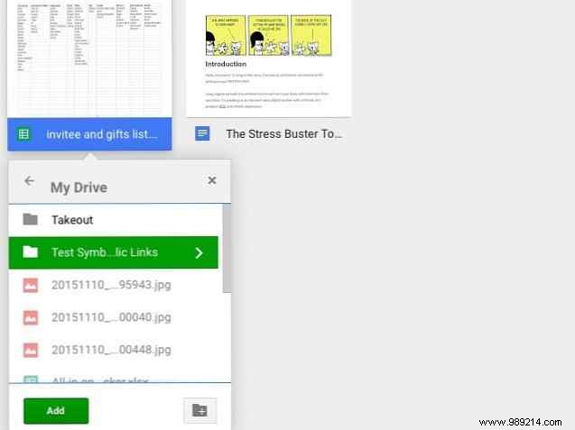 Make Google Drive files easier to share with symbolic links