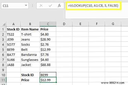 Lookup Excel spreadsheets faster Replace VLOOKUP with INDEX and MATCH
