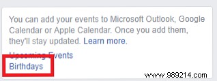 Sync Facebook and Google Calendar to never forget birthdays