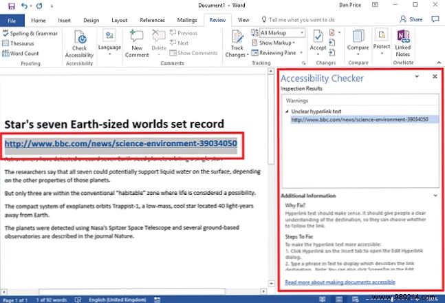 Top 5 accessibility tools in Microsoft Office