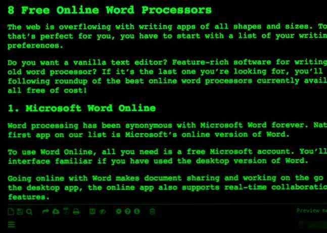 Top 8 Free Online Word Processors