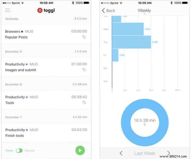 The best time tracking app for Android, iOS and desktop