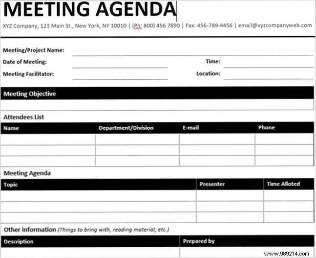 The perfect meeting plan (templates included)