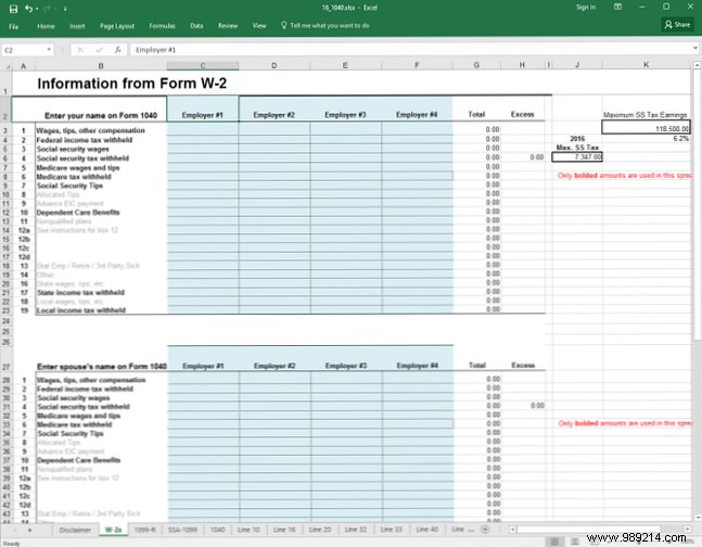 Turn Excel into a tax calculator with these templates