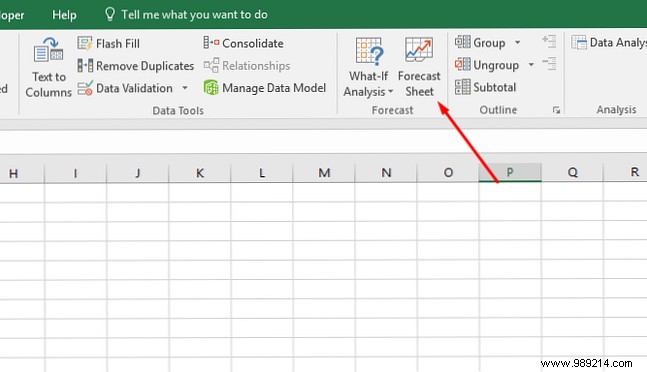 Use Excel s forecast function to turn historical data into predictions