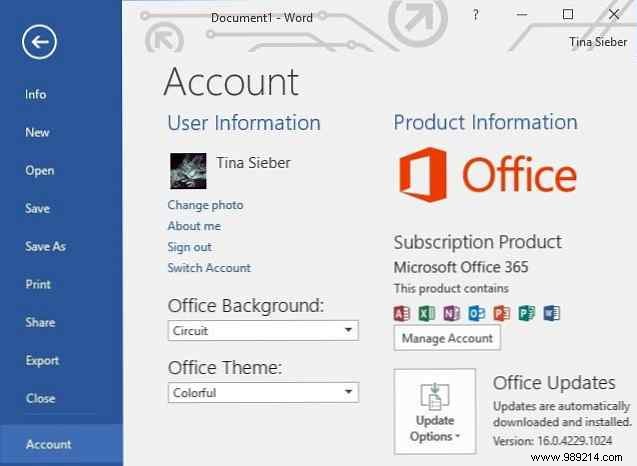 Upgrade to Office 2016 for free today with your Office 365 subscription