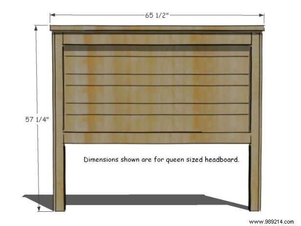 How to Build a Rustic Wood Headboard