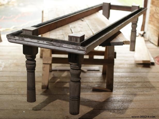 How to Build a Dining Table From Reclaimed Wood