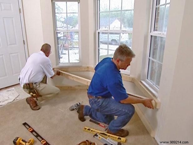 How to build and install a window seat