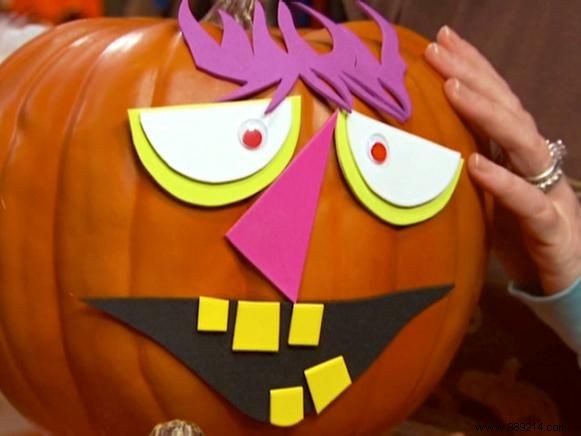 How to carve and decorate faux pumpkins