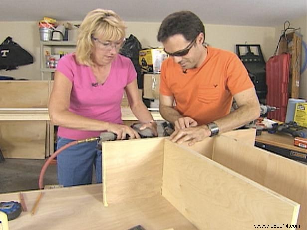 How to build shelving units