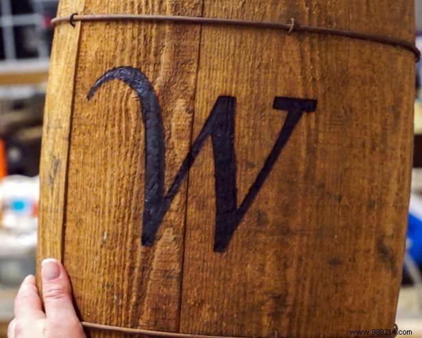 How to make firewood in a wooden barrel