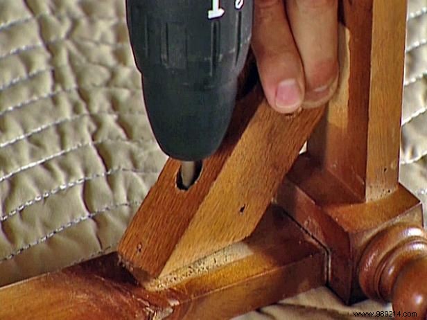 How to fix a wobbly chair
