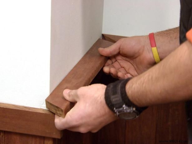 How to install Ipe Wainscoting