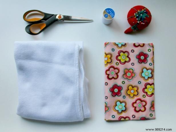 How to make a baby burp cloth