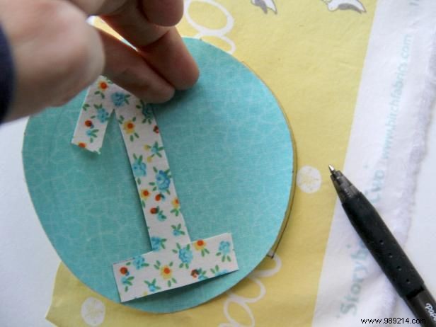 How to make a fabric applique and add it to a Baby Onesie