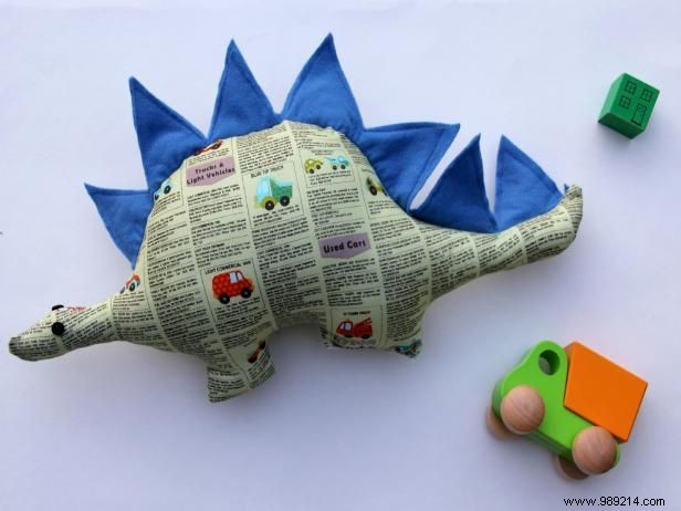 How to make a softie dinosaur toy