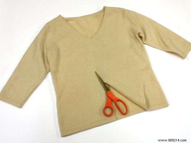 How to make a felted sweater with a shrug