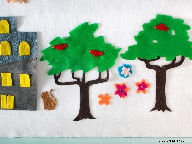 How to make a felt activity wall for kids