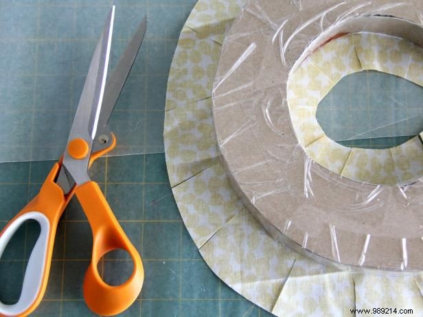 How to make a giant fabric wedding table number