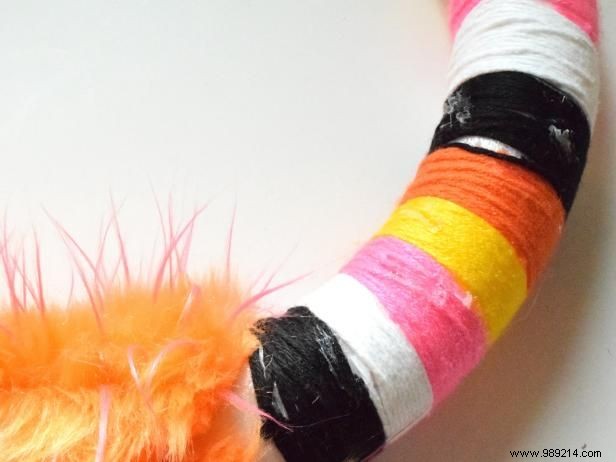 How to Make a Halloween Yarn Wrapped Monster Crown