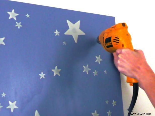 How to make a child s headboard with built in night lights