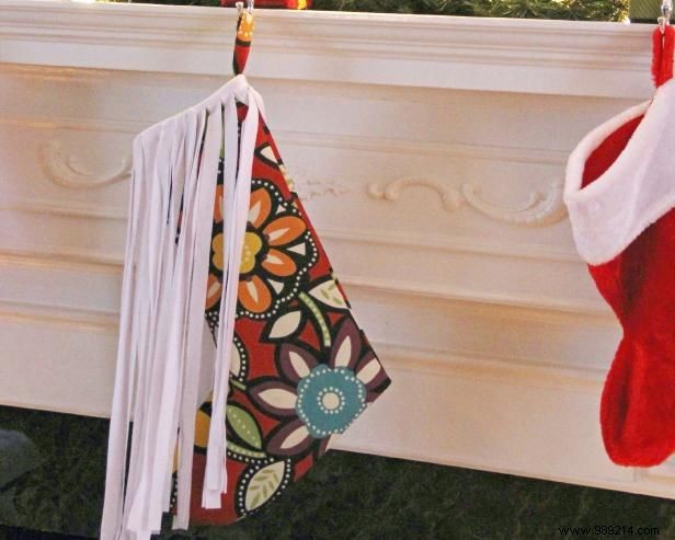 How to Make a Hippie Fringe Christmas Stocking