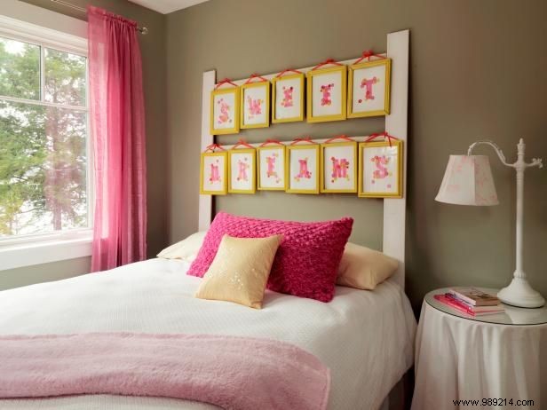 How to make a headboard with picture frames