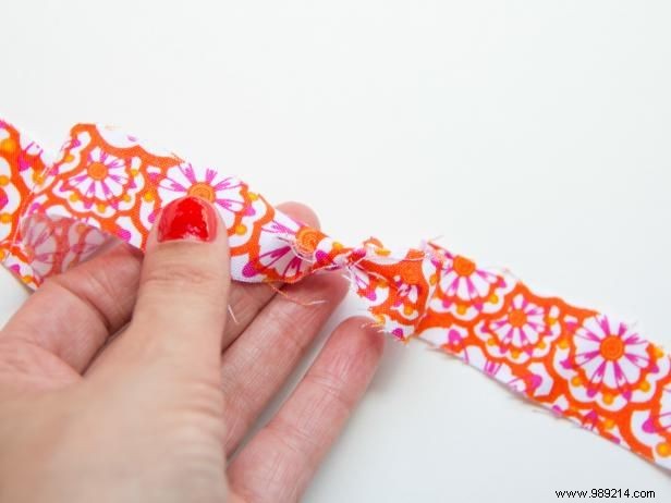 How to make a seamless braided fabric belt