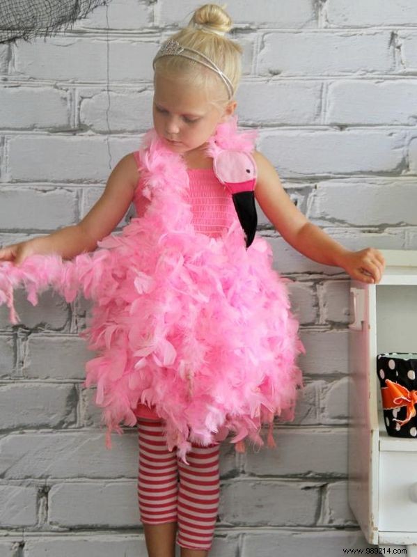 How to Make a Pink Flamingo Halloween Costume