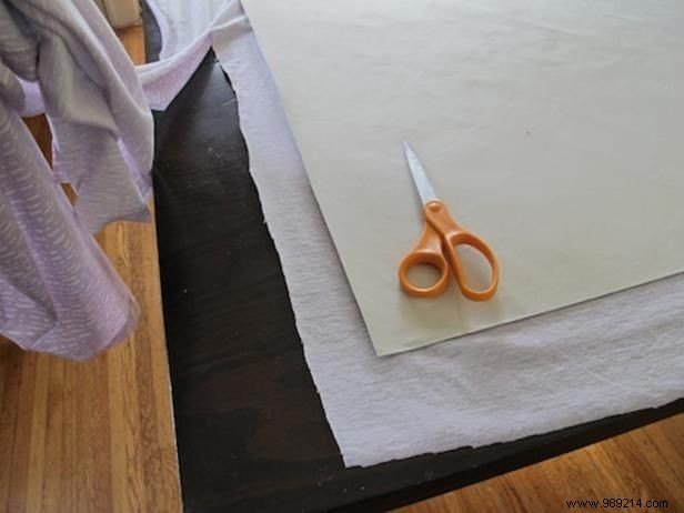 How to make a roman shade from a sheet