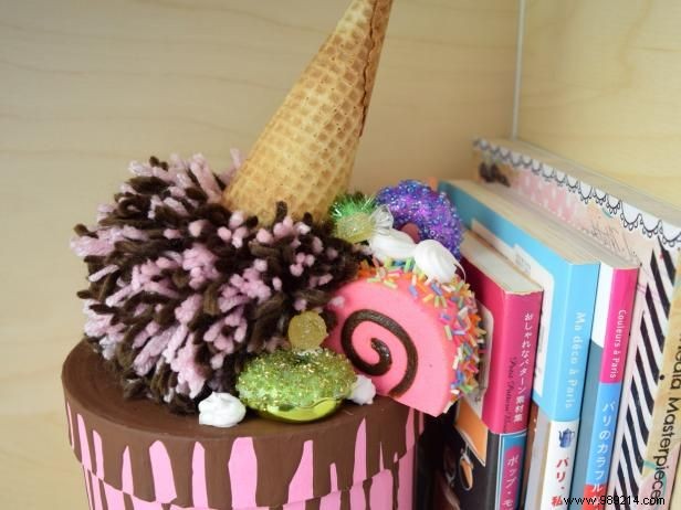 How to Make a Spilled Ice Cream Cake Trinket Box