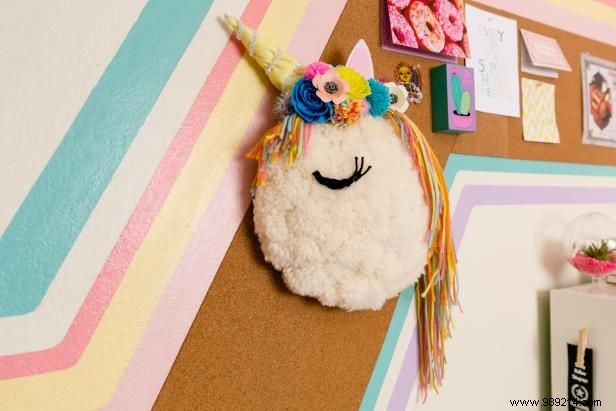 How to make a unicorn wall hanging