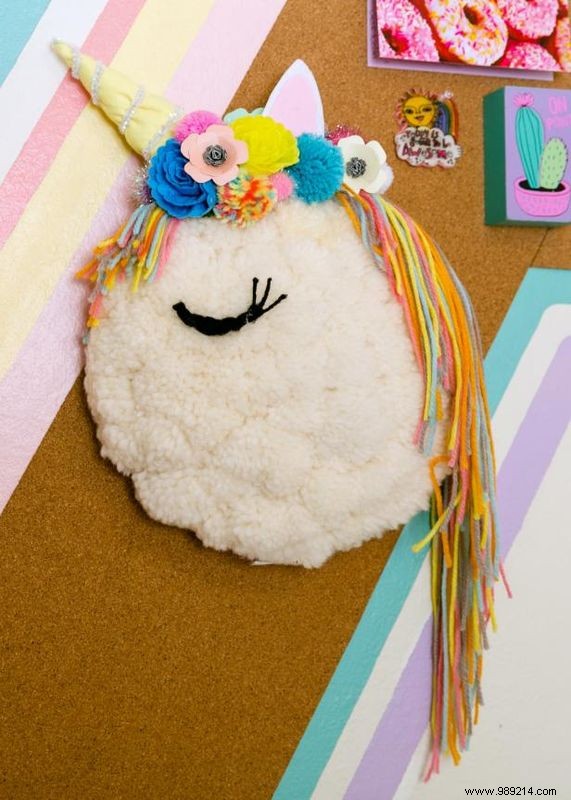How to make a unicorn wall hanging