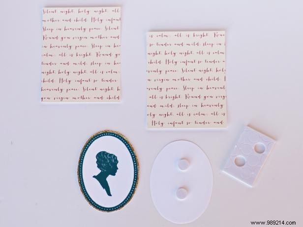 How to make a traditional Christmas ornament silhouette