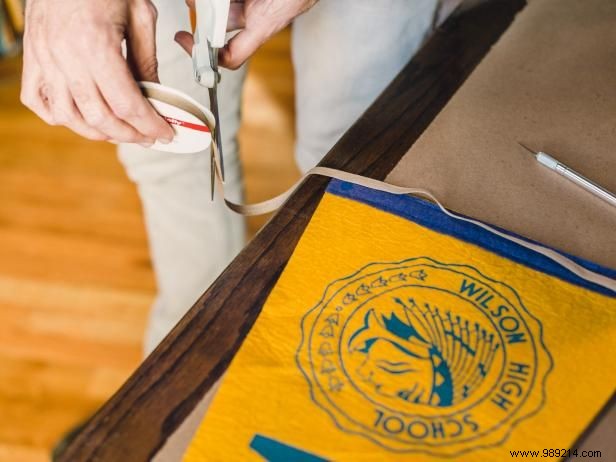 How to Make a Vintage School Pennant Party Banner