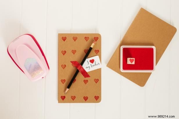 How to make a valentine journal for teachers