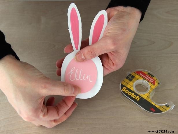 How to make an Easter bunny card
