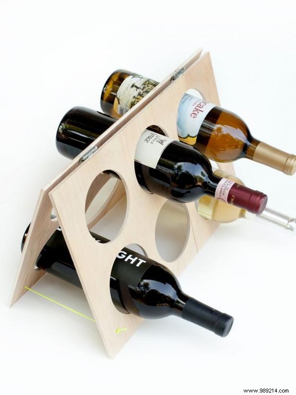 How to Make an A-Frame Wine Rack