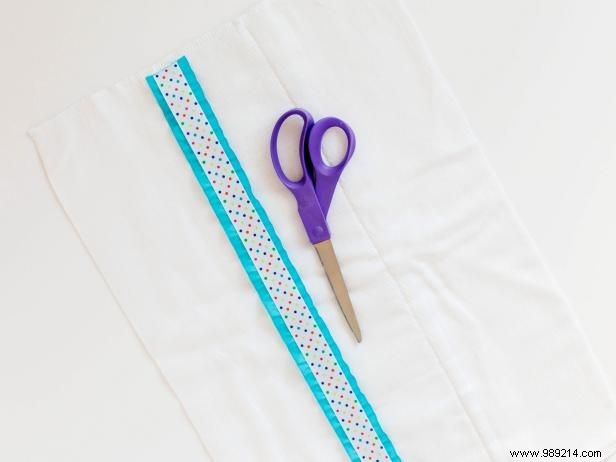 How to Make an Easy Sewing Ribbon Burp Cloth