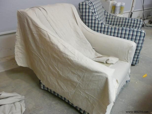 How to make chair slipcovers for less than $30