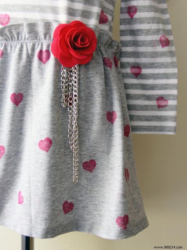 How to Make an Upcycled Heart T-Shirt Dress