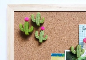 How to make cactus push pins from glue sticks
