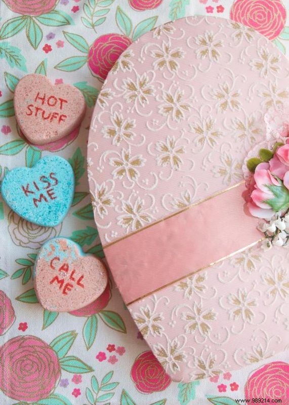 How to Make Conversation Heart Bath Bombs for Valentine s Day