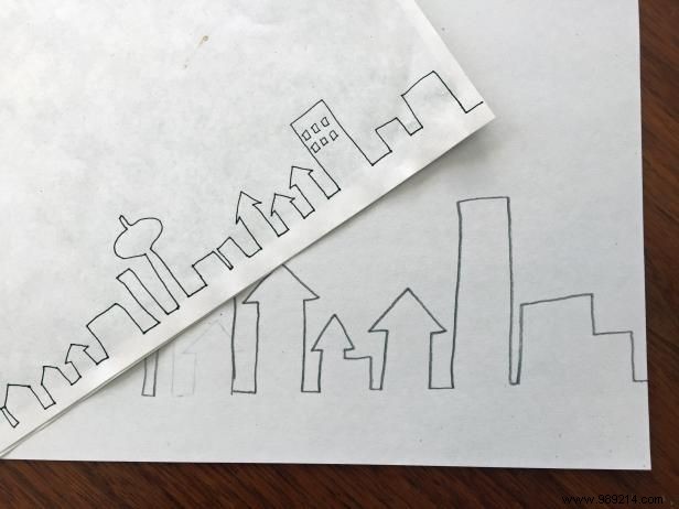 How to Make Mason Jars City Skyline Silhouette Candle Holders