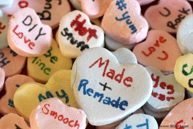 How to Make DIY Valentine Conversation Hearts