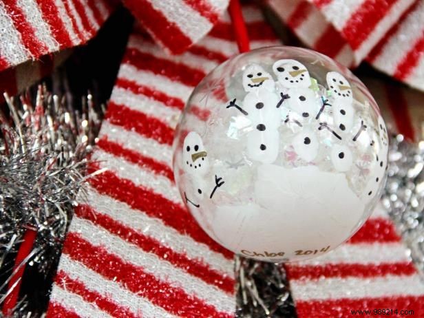 How to make snowman decorations for kids