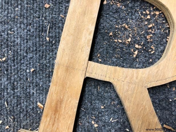 How to make moss letters for an outdoor yard sign